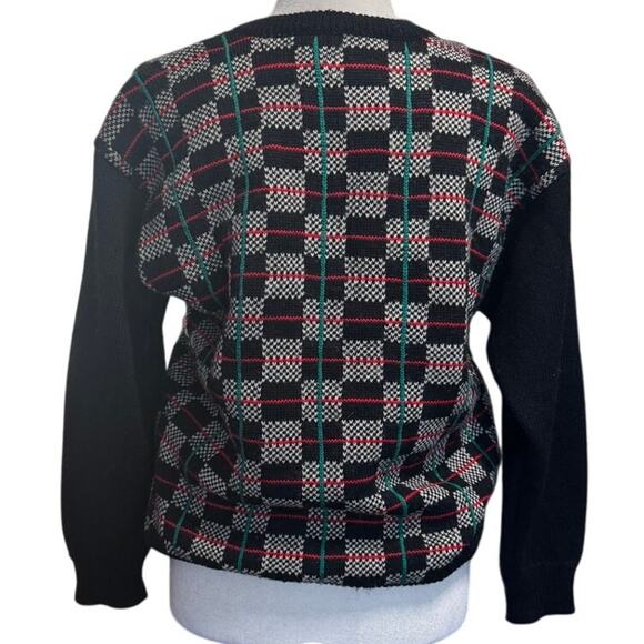 Vintage Deans of Scotland Wool Scottie Dog Sweater – Size M-Holiday Knit - Picture 3 of 6